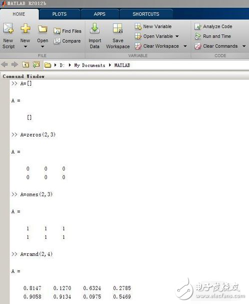matlab輸入矩陣的格式的方法步驟