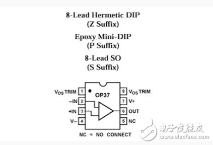 OP37引腳圖和特點(diǎn)