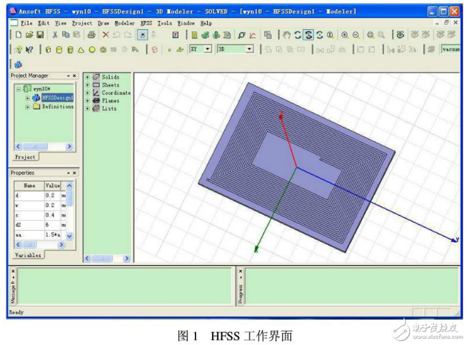 HFSS仿真工具的介紹及NFC天線的設(shè)計