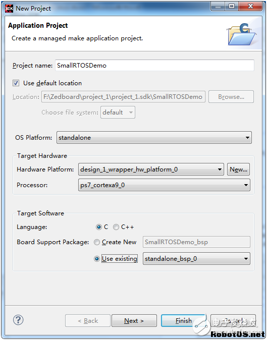 在Zynq平臺運(yùn)行SmallRTOS實時操作系統(tǒng)詳細(xì)步驟