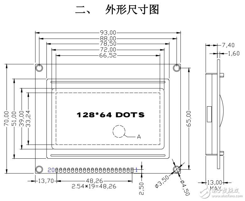 12864中文和圖形點(diǎn)陣液晶顯示模塊的介紹及使用說明