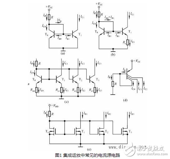 集成運(yùn)放的偏置電路圖解析