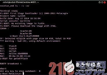 圖7：通過(guò)QEMU運(yùn)行PetaLinux