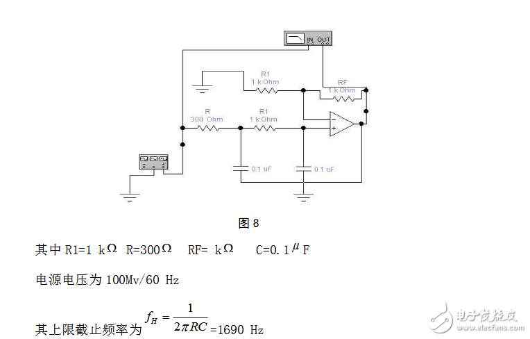 RC有源濾波器的設(shè)計