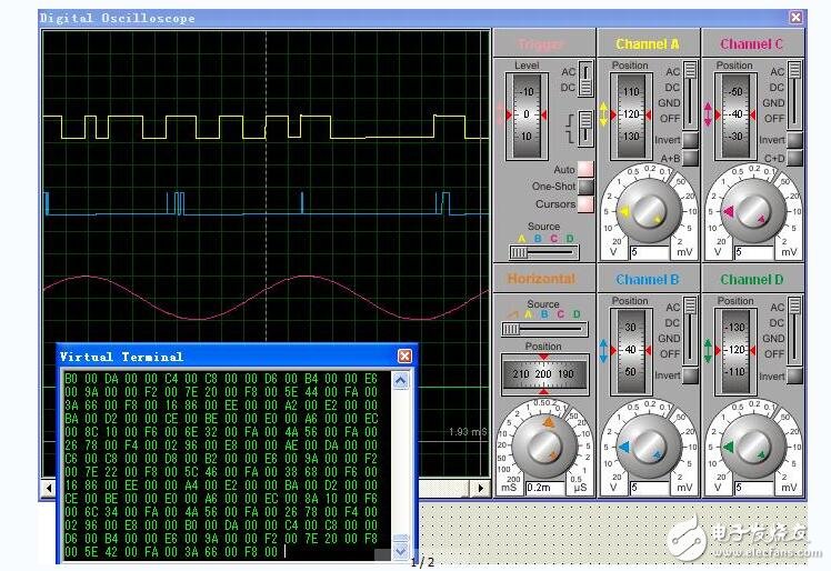tlc549操作時序圖電路圖_TLC549波形圖_tlc549實驗案例