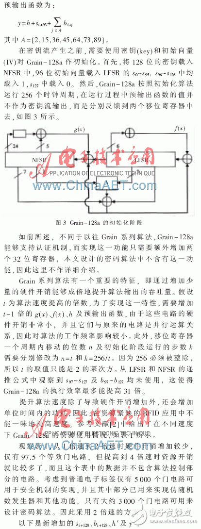 基于Grain-128a算法與相互認(rèn)證技術(shù)的安全RFID系統(tǒng)設(shè)計(jì)