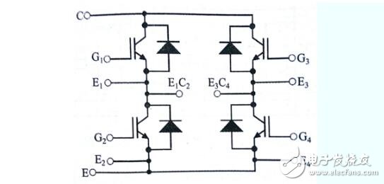 IGBT模塊不同的內(nèi)部結構和電路圖分析