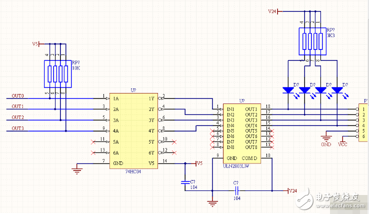 單片機(jī)5V輸出怎么樣去驅(qū)動(dòng)一個(gè)24V的電磁閥？