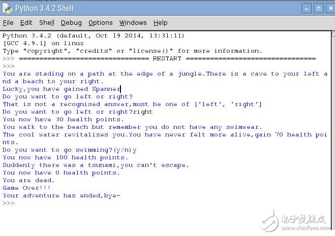 基于樹莓派python編程的游戲程序