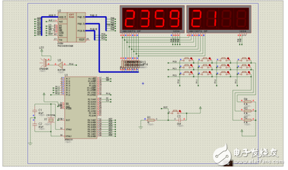 基于單片機(jī)的多功能數(shù)字鐘的設(shè)計(jì)及其在proteus里的電路仿真