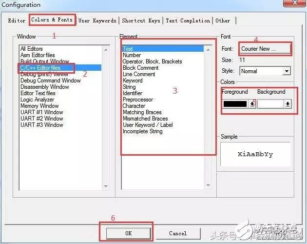  原創(chuàng)｜keil中更改代碼字體/顏色，設(shè)置自己酷炫編程界面