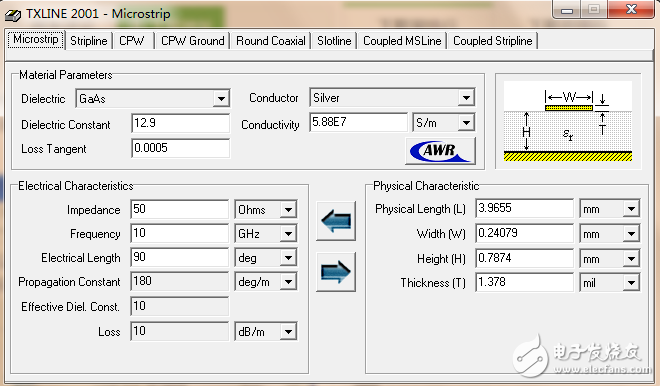 PCB特性阻抗計(jì)算工具TXLine綠色版免費(fèi)下載