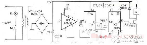 CD4069聲控電源插座制作