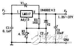 LM317制作簡易電源電路設(shè)計