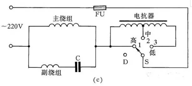 電動機、吹風機接線圖解（含單相電容、三相異步電動機、單三相吹風機）