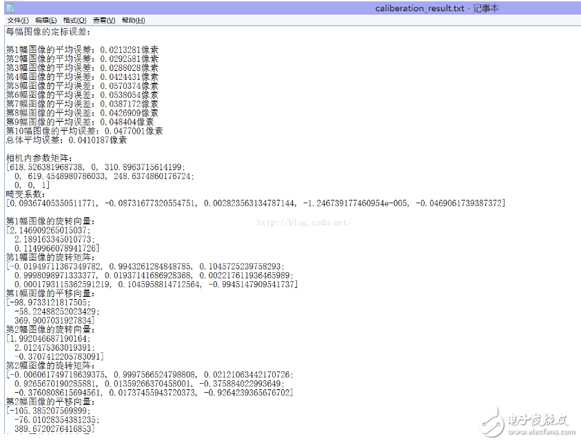 opencv相機標定原理與步驟