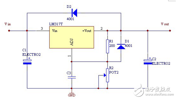 LM317穩(wěn)壓器介紹、引腳圖、參數(shù)、工作原理及應(yīng)用電路圖