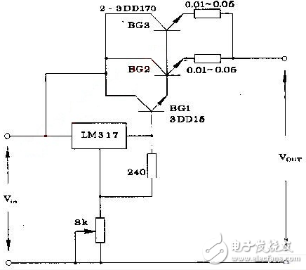 lm317應(yīng)用電路圖匯總（集成電路、擴流電路、穩(wěn)壓電路）