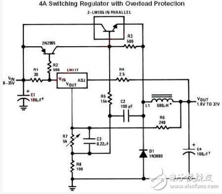 lm317應(yīng)用電路圖匯總（集成電路、擴流電路、穩(wěn)壓電路）