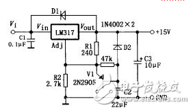 用LM317制作簡單可調(diào)穩(wěn)壓器