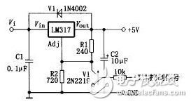 用LM317制作簡單可調(diào)穩(wěn)壓器