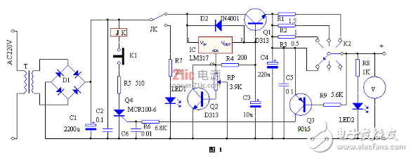 LM317穩(wěn)壓器的限流保護(hù)電路