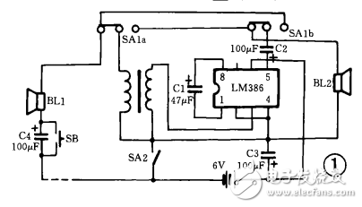 基于LM386的雙向呼叫有線對(duì)講電話的設(shè)計(jì)與實(shí)現(xiàn)