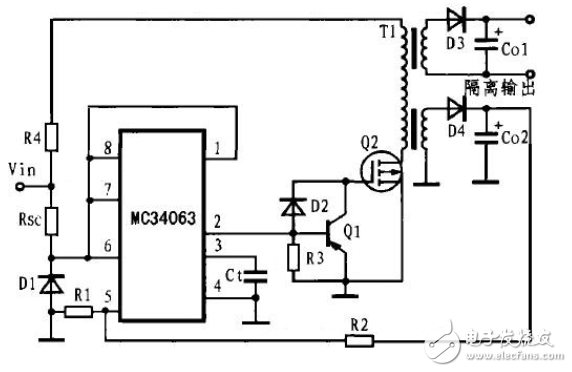 mc34063的工作原理詳解(含mc34063引腳圖及功能_內(nèi)部結(jié)構(gòu)_特性參數(shù)及應(yīng)用電路)