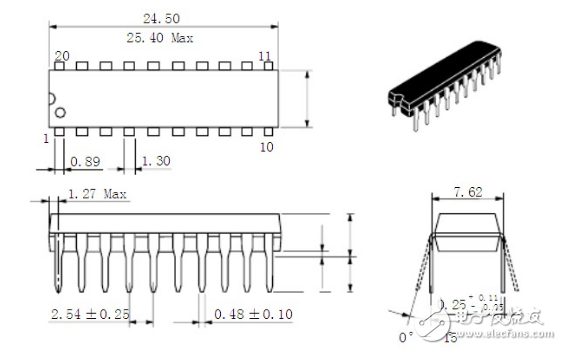 74hc573使用方法（74hc573引腳圖及功能_工作原理_封裝尺寸及應用電路）
