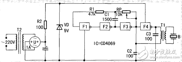 基于cd4069制作超聲波魚缸加氧機(jī)