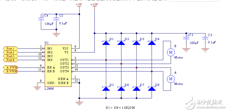 L298N中文資料匯總_L298N引腳圖及功能_工作原理_特性參數(shù)及典型驅動電路