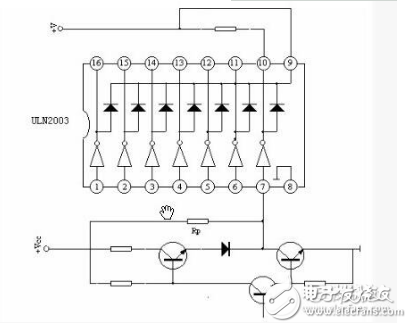 uln2003有什么作用_引腳圖及功能_工作原理及驅(qū)動應(yīng)用電路