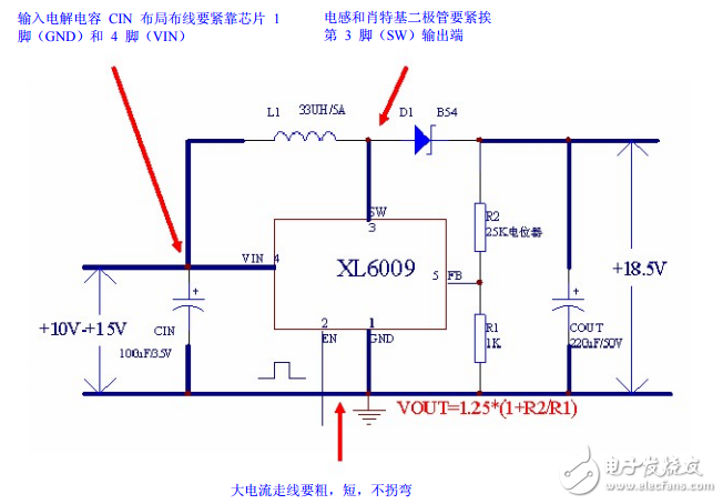 xl6009e1的設計要求