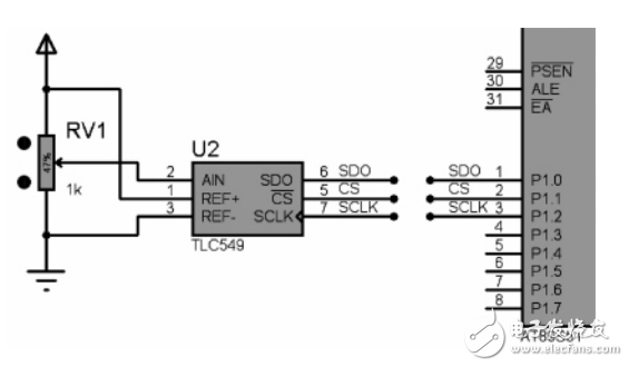 基于TLC549數(shù)字電壓表的設(shè)計(jì)