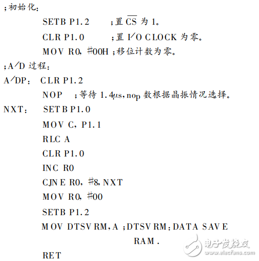 8位串行模數(shù)轉(zhuǎn)換器TLC548、TLC549的應(yīng)用