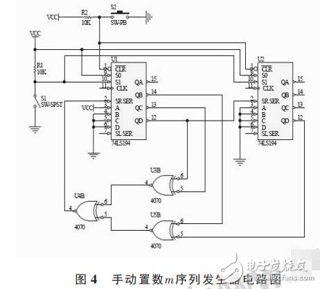 基于74LS194的m序列發(fā)生器設(shè)計(jì)