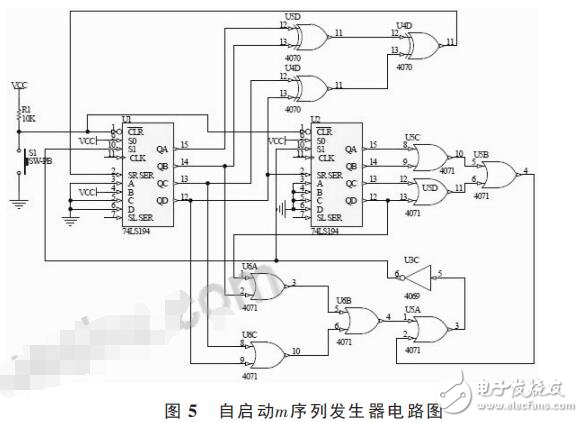 基于74LS194的m序列發(fā)生器設(shè)計(jì)