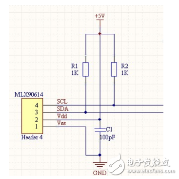 MLX90614紅外測溫儀課程實(shí)驗(yàn)含源碼
