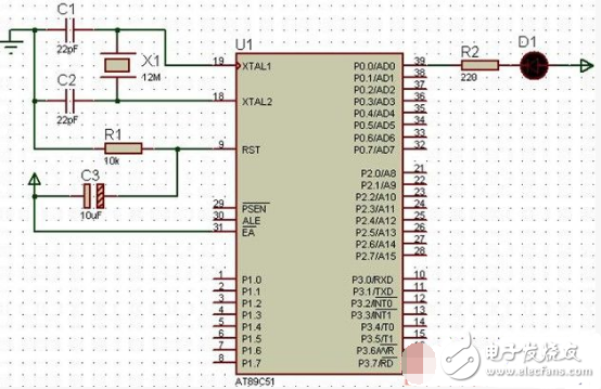 單片機(jī)C語言程序設(shè)計(jì)之定時(shí)器控制單只LED