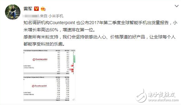 小米銷量重返世界前5增速第1_雷軍用破億手機(jī)銷量下戰(zhàn)書__能否成就2018年最大IPO？
