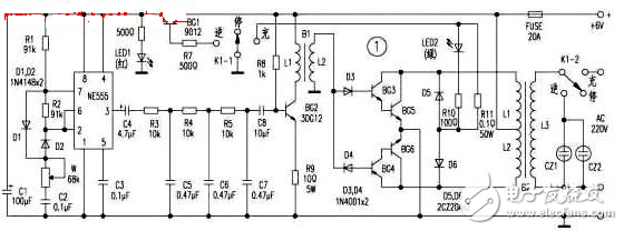 逆變器電路圖_ne555做逆變器電路圖分享