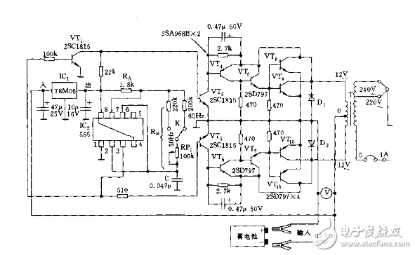 逆變器電路圖_ne555做逆變器電路圖分享