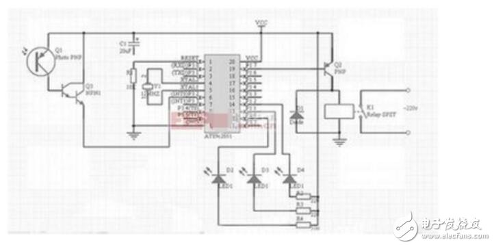 槽型光電開關(guān)與單片機的接線方法