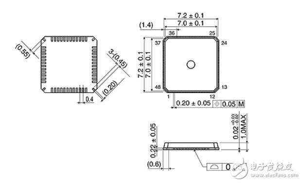 qfn封裝形態(tài)封裝尺寸圖_qfn封裝的特點