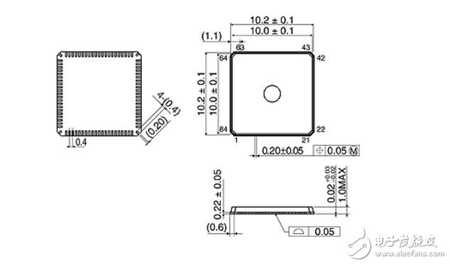 qfn封裝形態(tài)封裝尺寸圖_qfn封裝的特點
