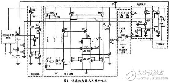 LED驅(qū)動(dòng)器低噪聲恒流電荷泵的誤差放大器EA設(shè)計(jì)
