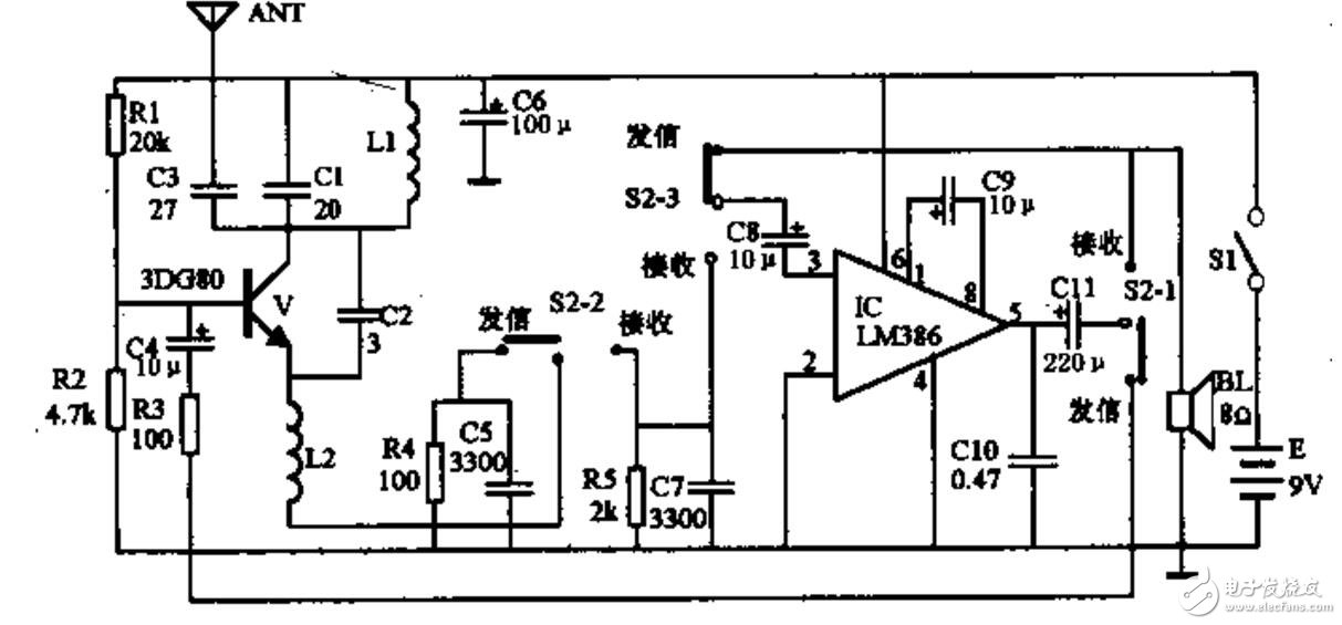 自制簡易無線對(duì)講機(jī)_自制無線電對(duì)講機(jī)制作