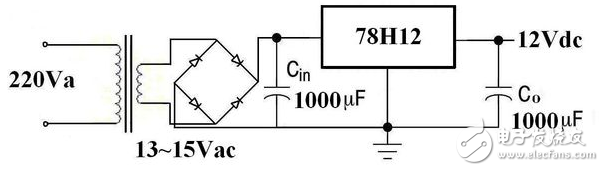 220v轉12v穩(wěn)壓電源電路圖