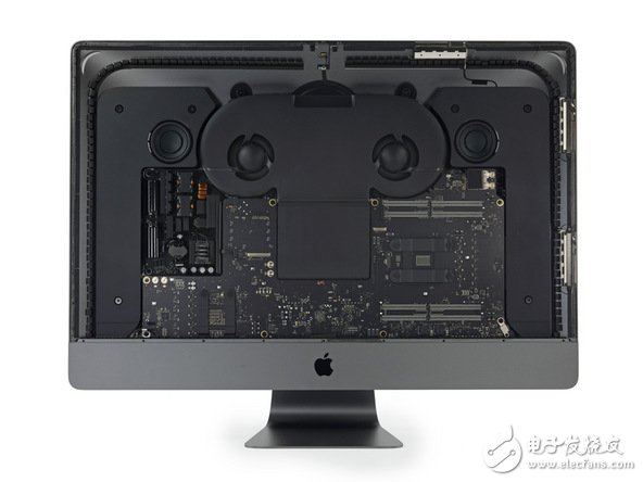 蘋果iMac Pro拆解：A10芯片與T2芯片是專屬