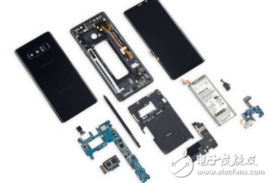 三星Galaxy Note8暴力拆解，電池小了一些